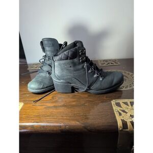 Merrell Select-Dry Chateau Ankle Women's Snow Sz 8 Black Leather Lace-Up J45534